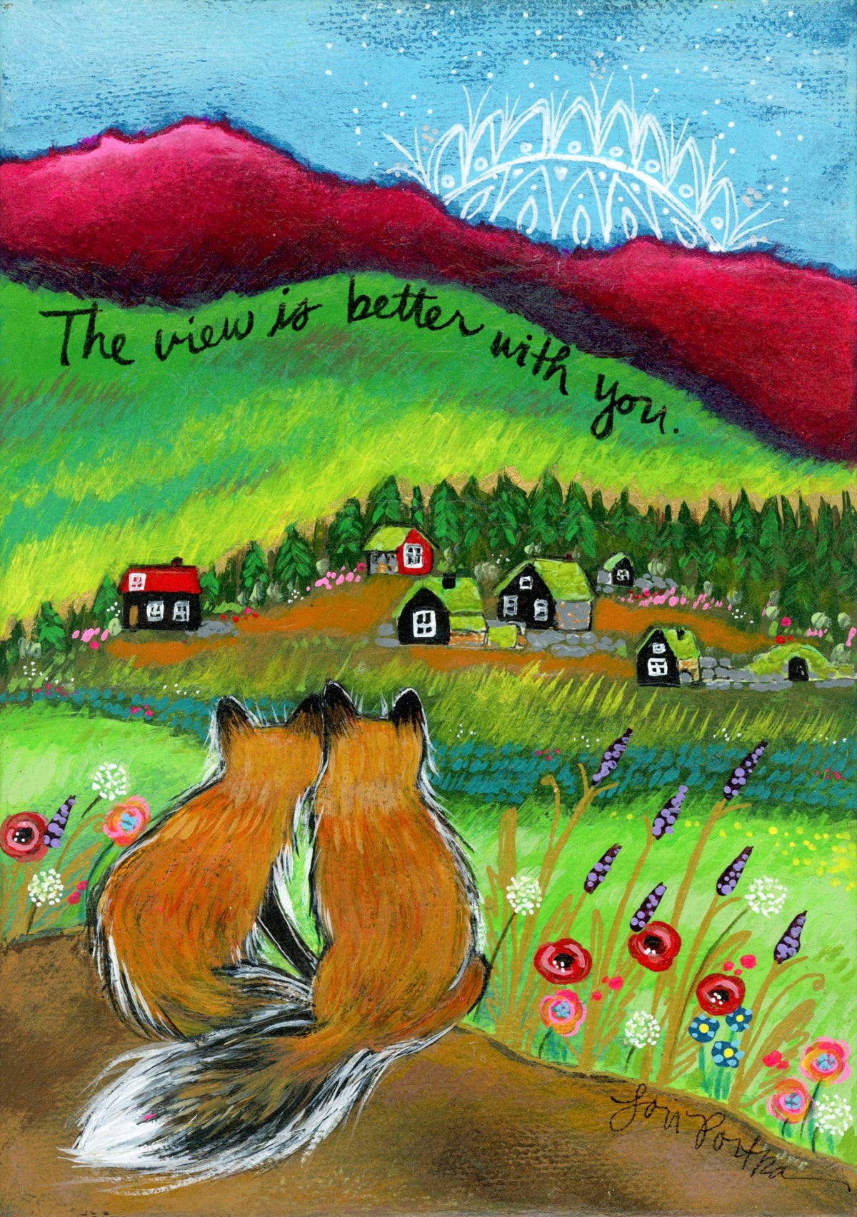 The View Print by Lori Portka
