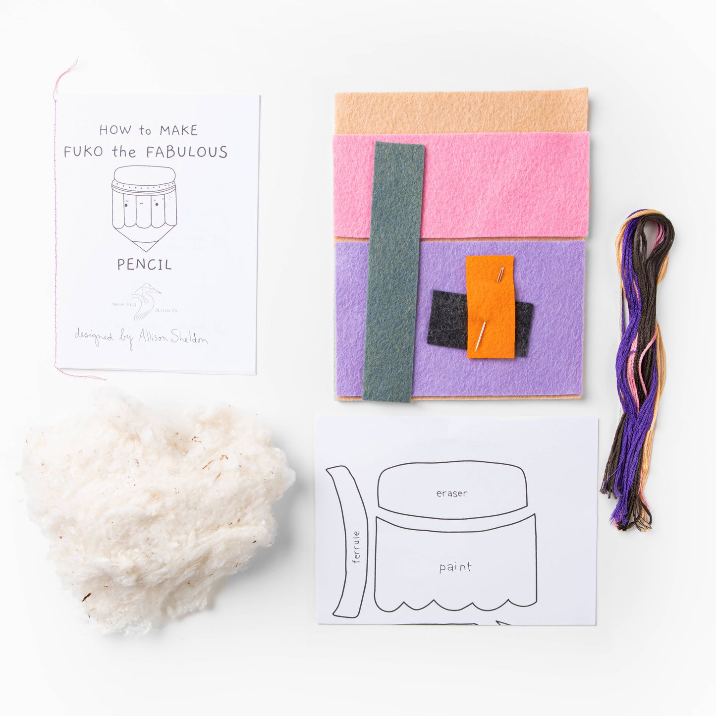 Fuko the Fabulous Pencil - DIY Craft Kit