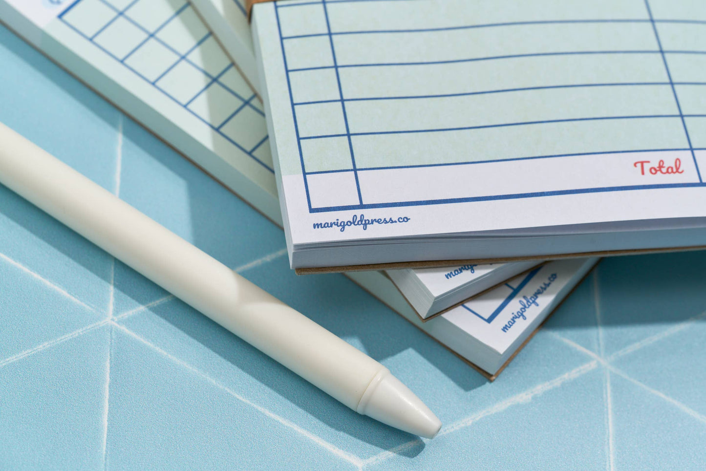 Guest Check Grocery List Notepad