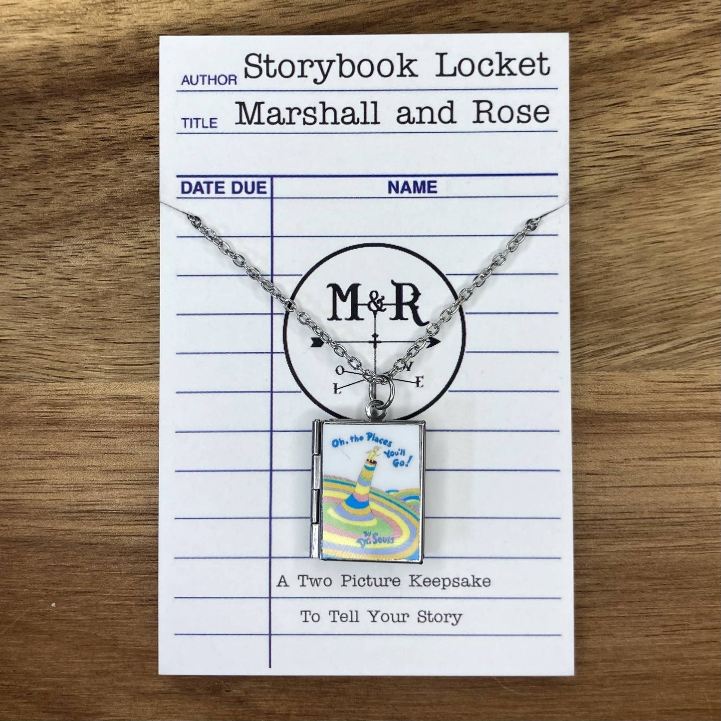 Book Locket Oh, The Places You'll Go!