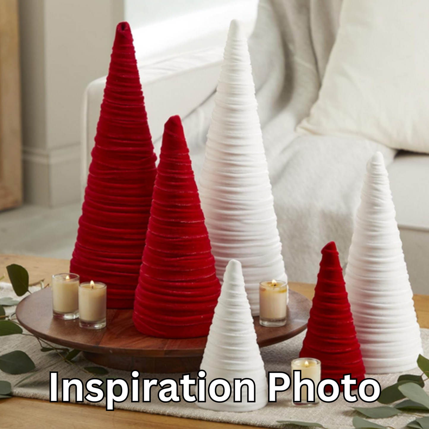 Velvet Christmas Trees :: 3 sizes