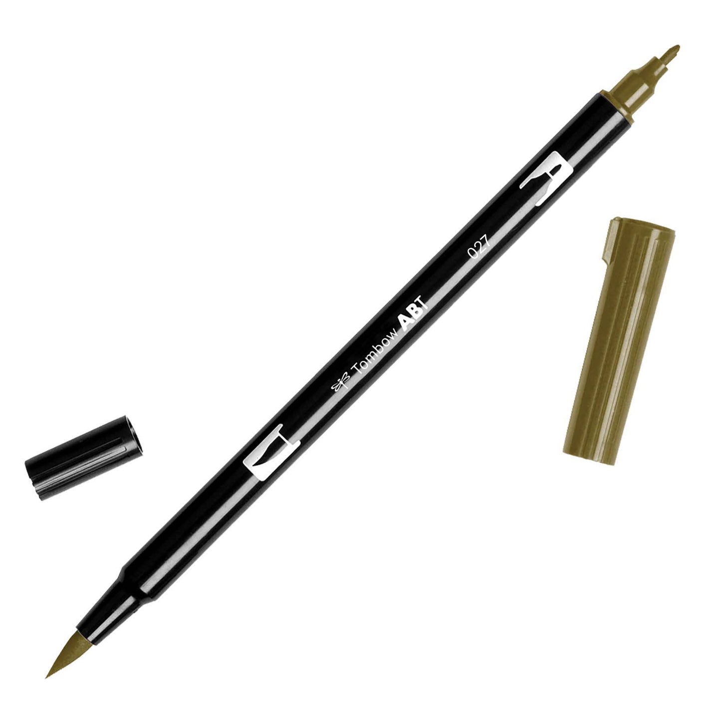 Dual Brush Pen Art Markers Black