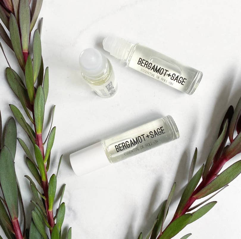 Bergamot + Sage Essential Oil Roll-On