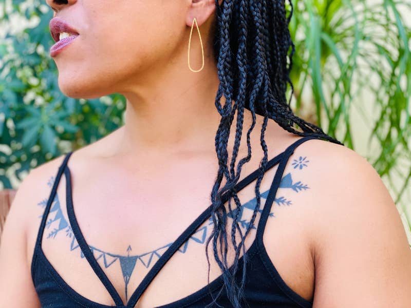 Teardrop Stud Earrings. Mind’s Eye Design.