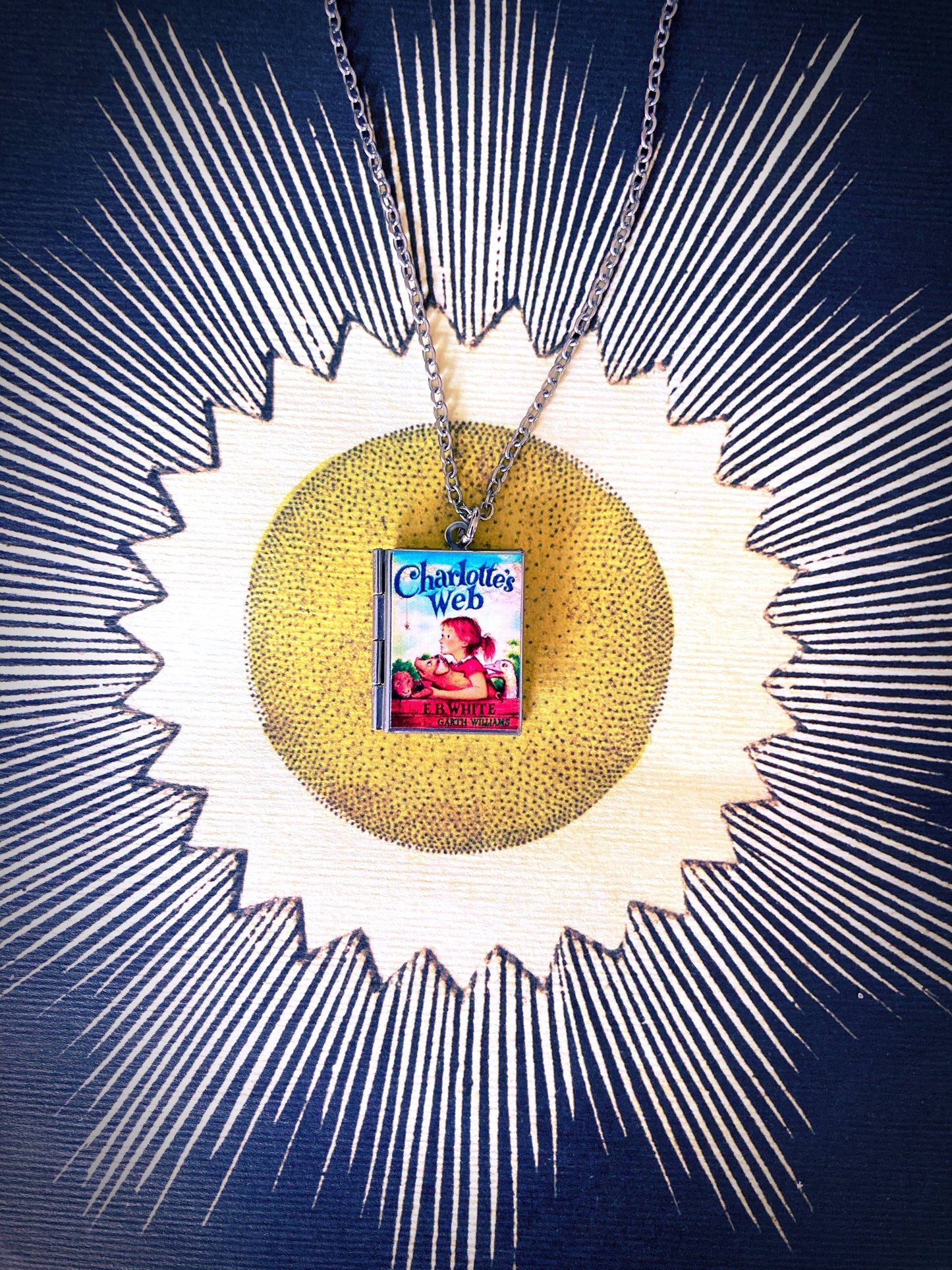 Book Locket Charlotte's Web