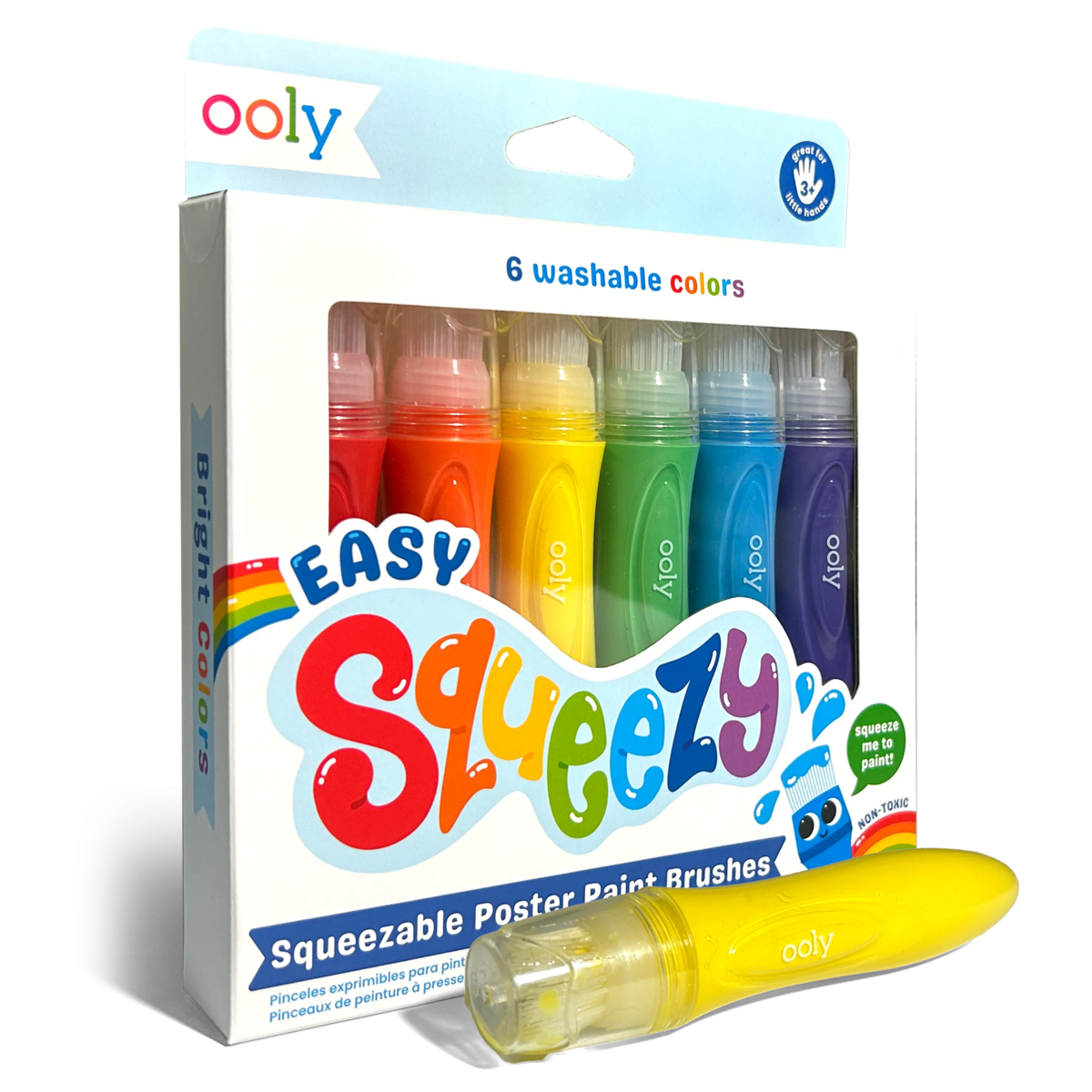 Easy Squeezy: Squeezable Poster Paint Brushes