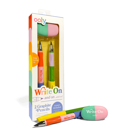 Write On: Graphite Pencils + Eraser