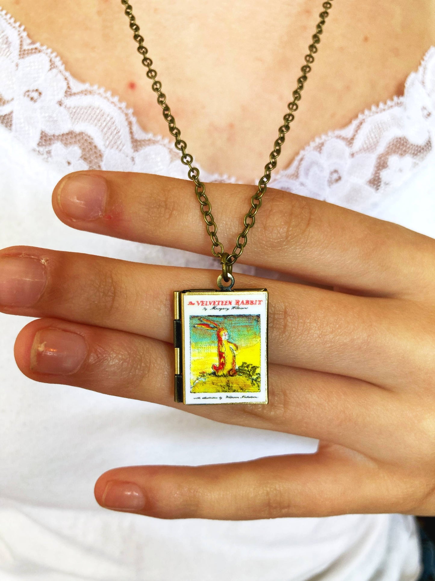 Book Locket The Velveteen Rabbit