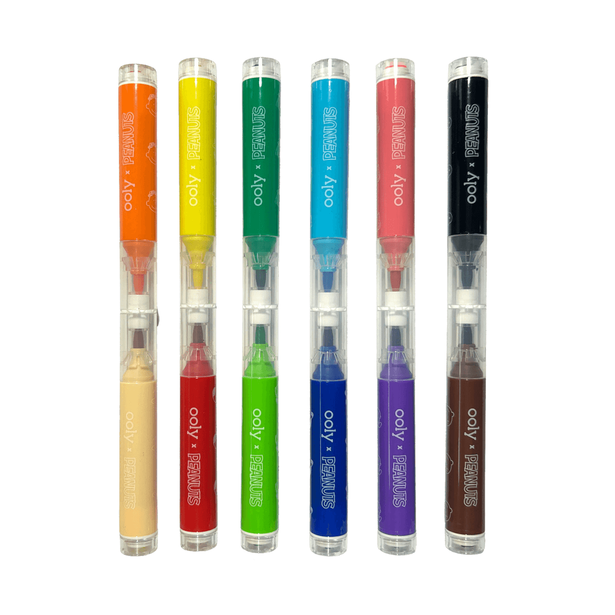 OOLY x Peanuts: Double-Ended Brush & Stamp Markers
