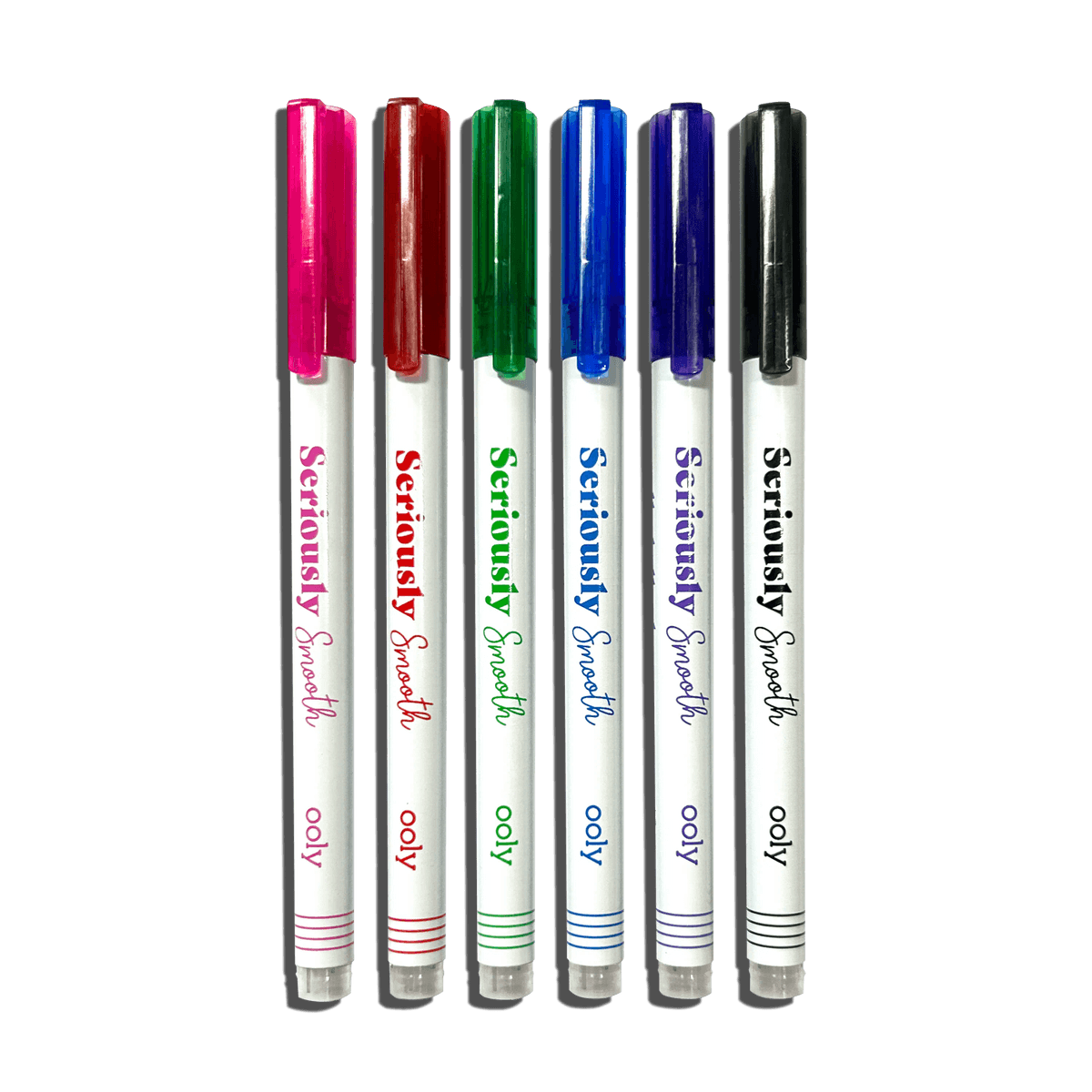 Seriously: Smooth Rollerball Gel Pens (Set of 6)