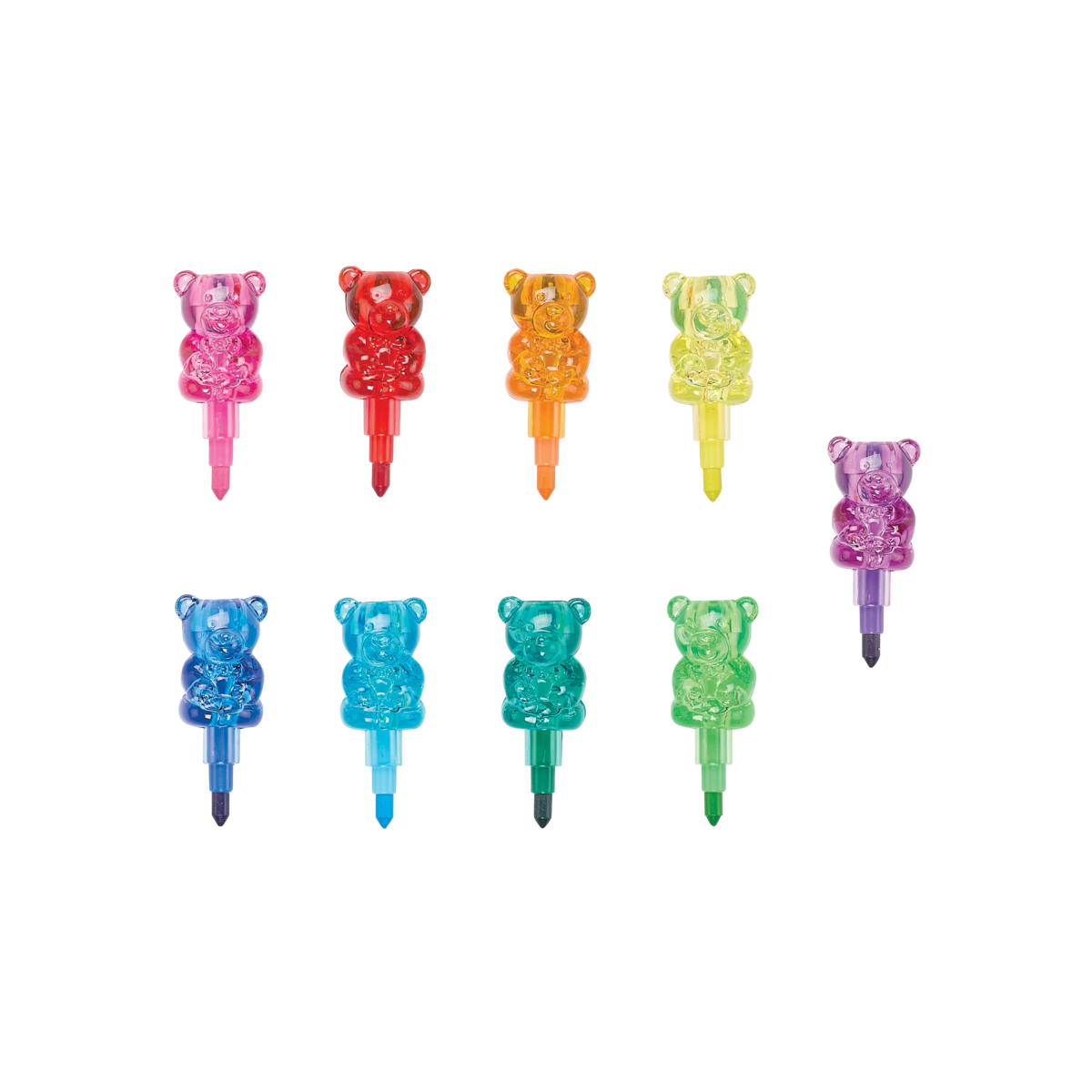 Bunch O' Bears: Gummy Bear Stacking Crayons