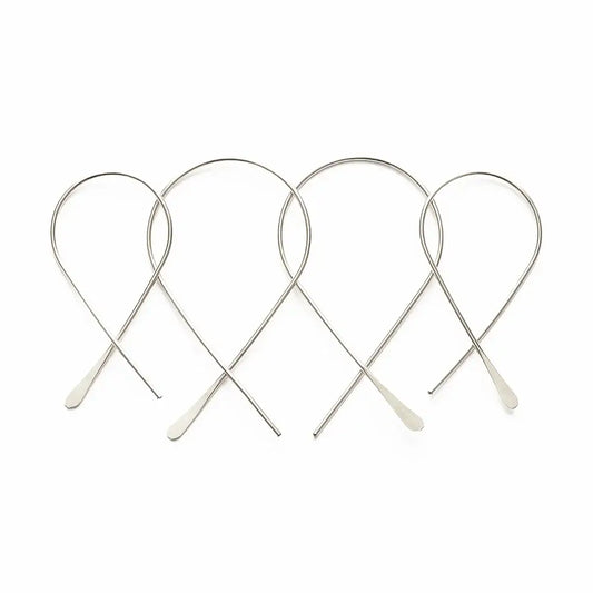 Sterling Loops Earrings. Mind's Eye Design.