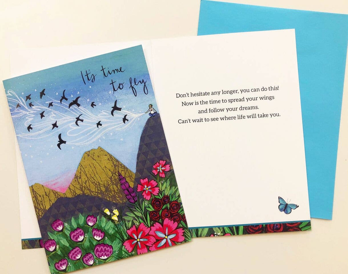 Time To Fly Card by Lori Portka