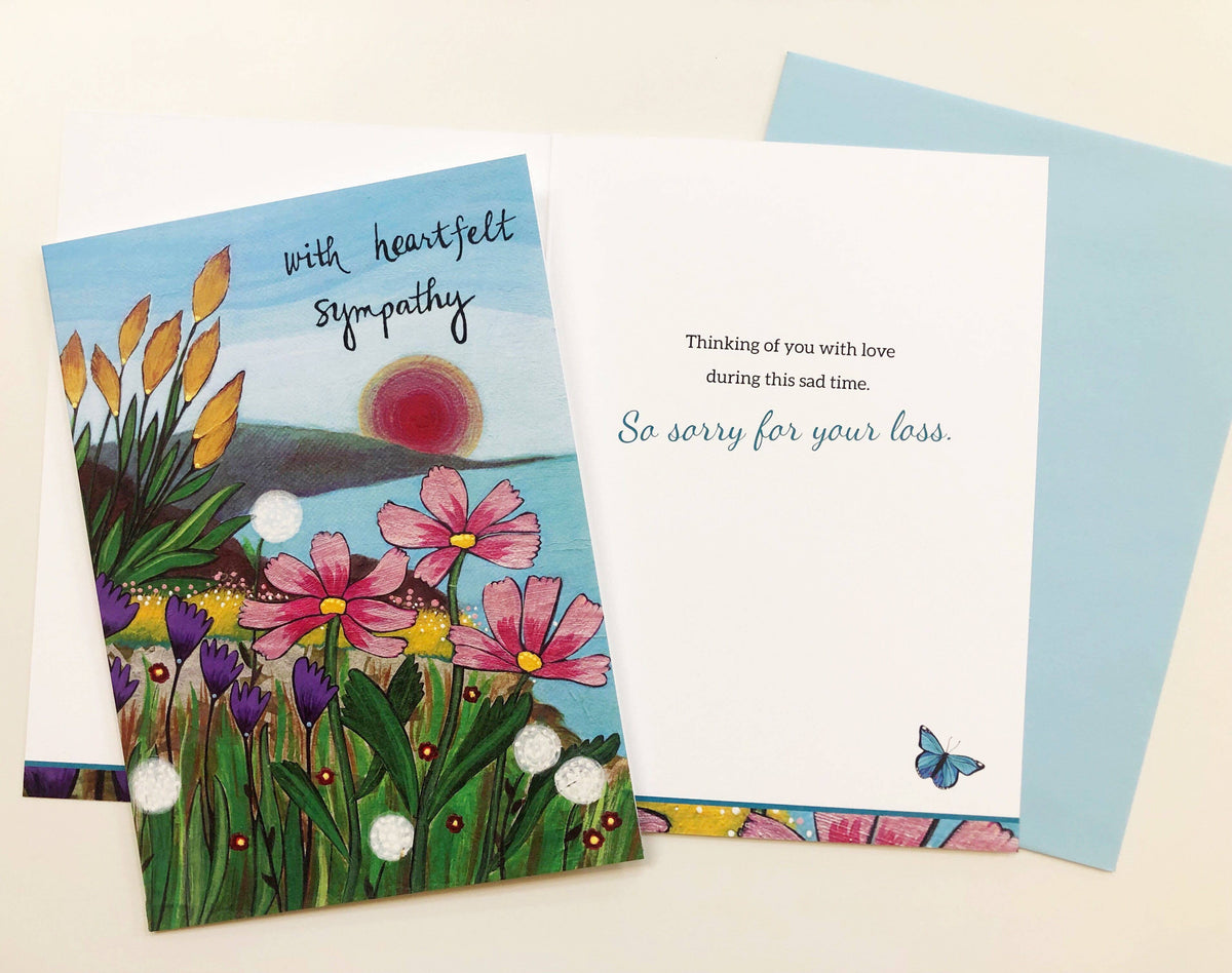Heartfelt Sympathy Card by Lori Portka