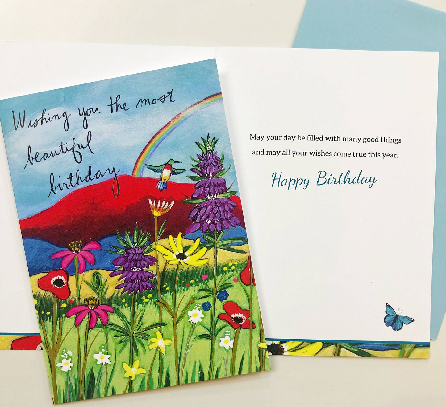 Beautiful Birthday Card (with message inside)