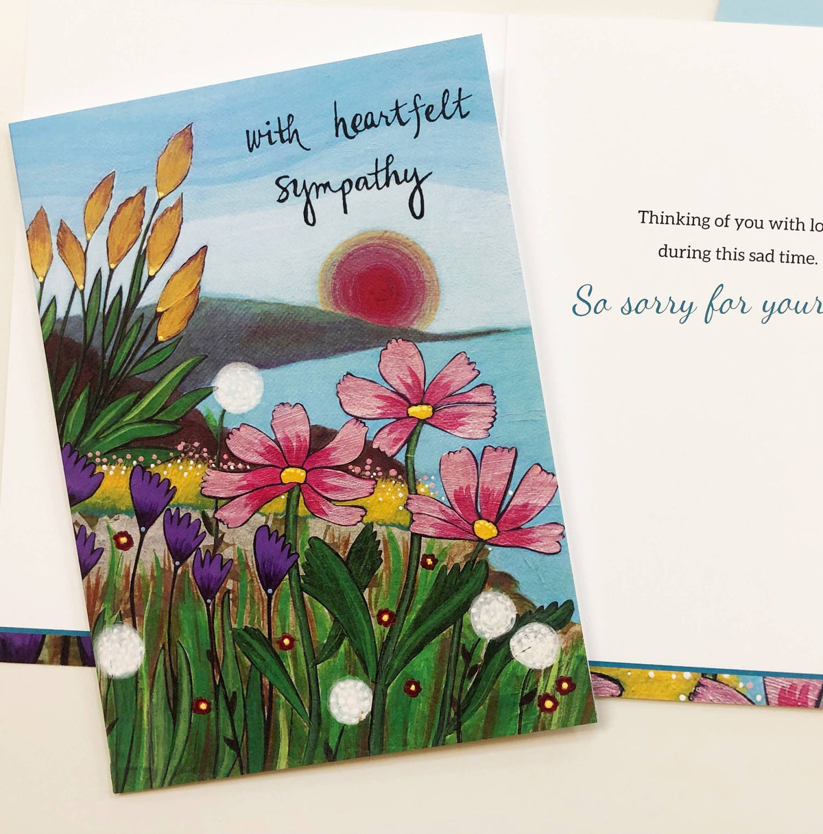Heartfelt Sympathy Card by Lori Portka