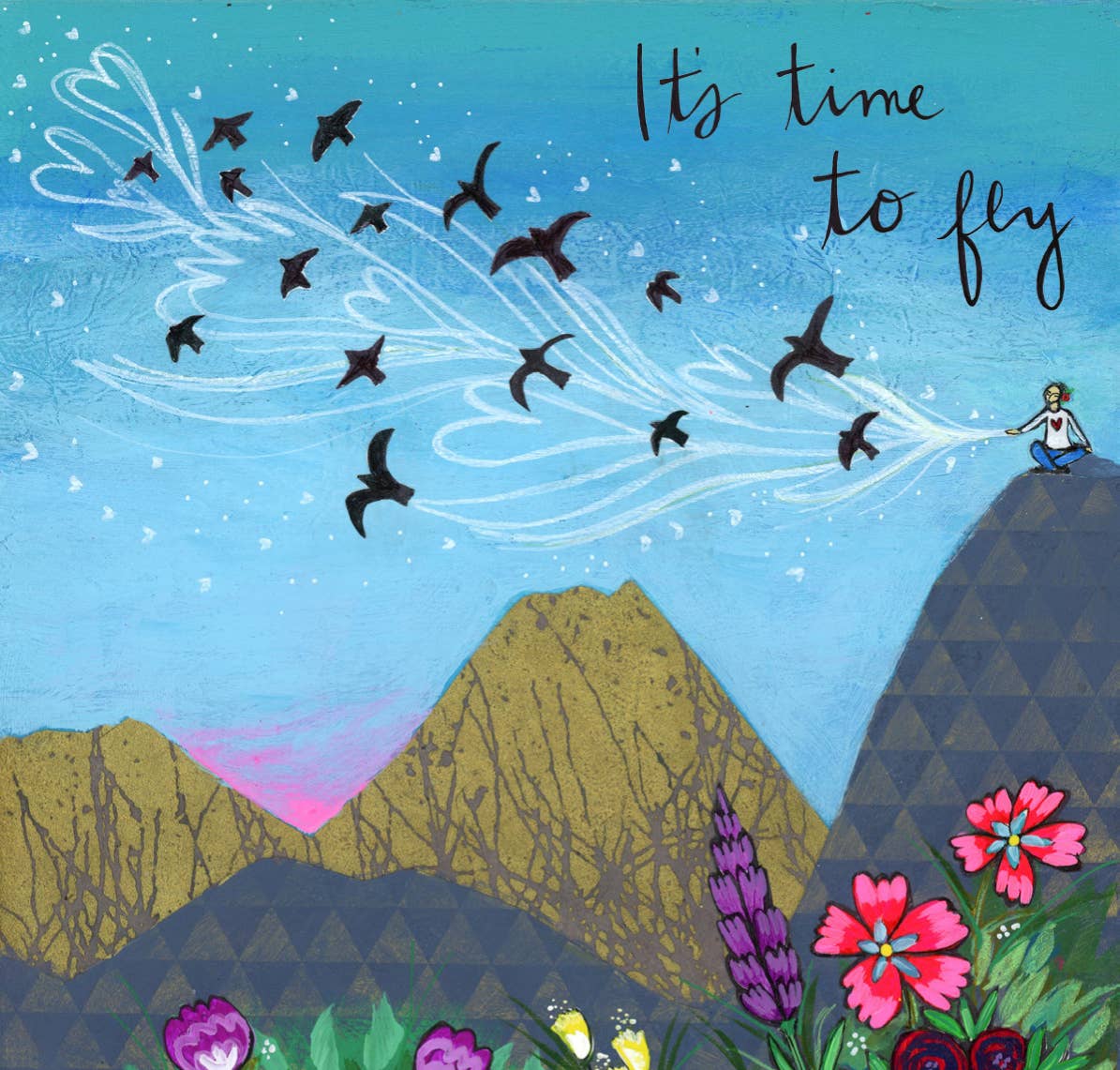 Time To Fly Card by Lori Portka