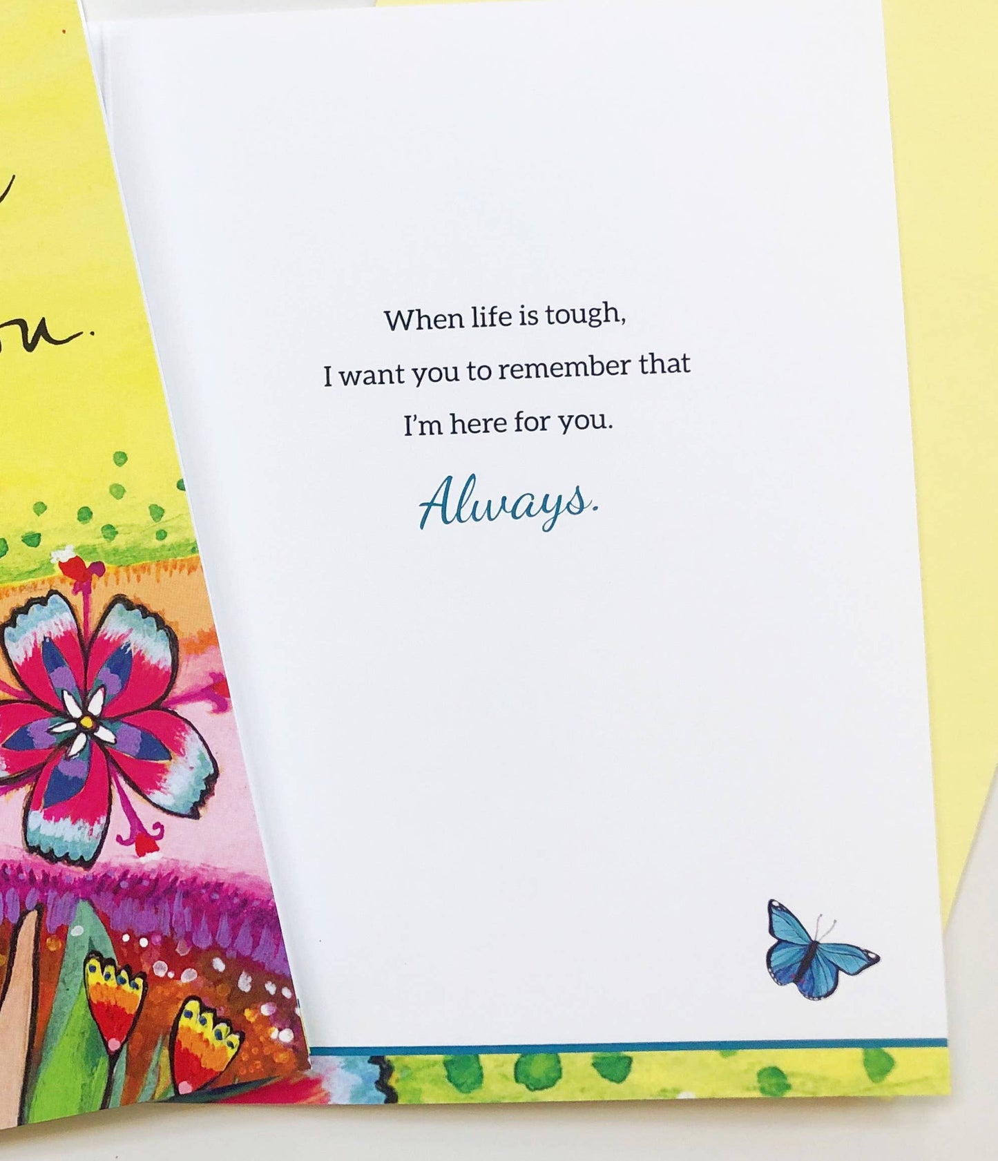 Sending Love Card with Greeting Inside