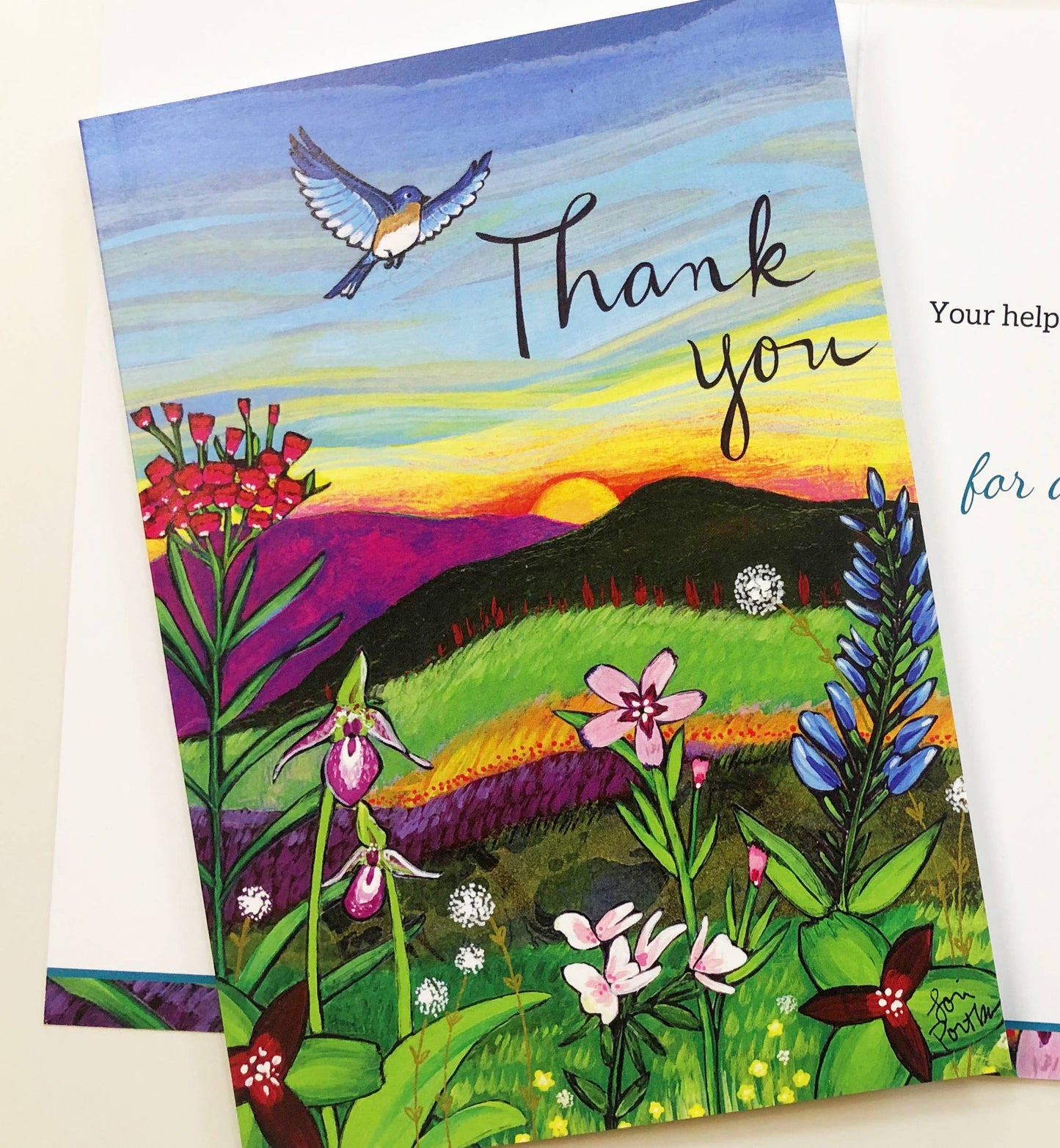 Thank You Friendship Card (with message inside)
