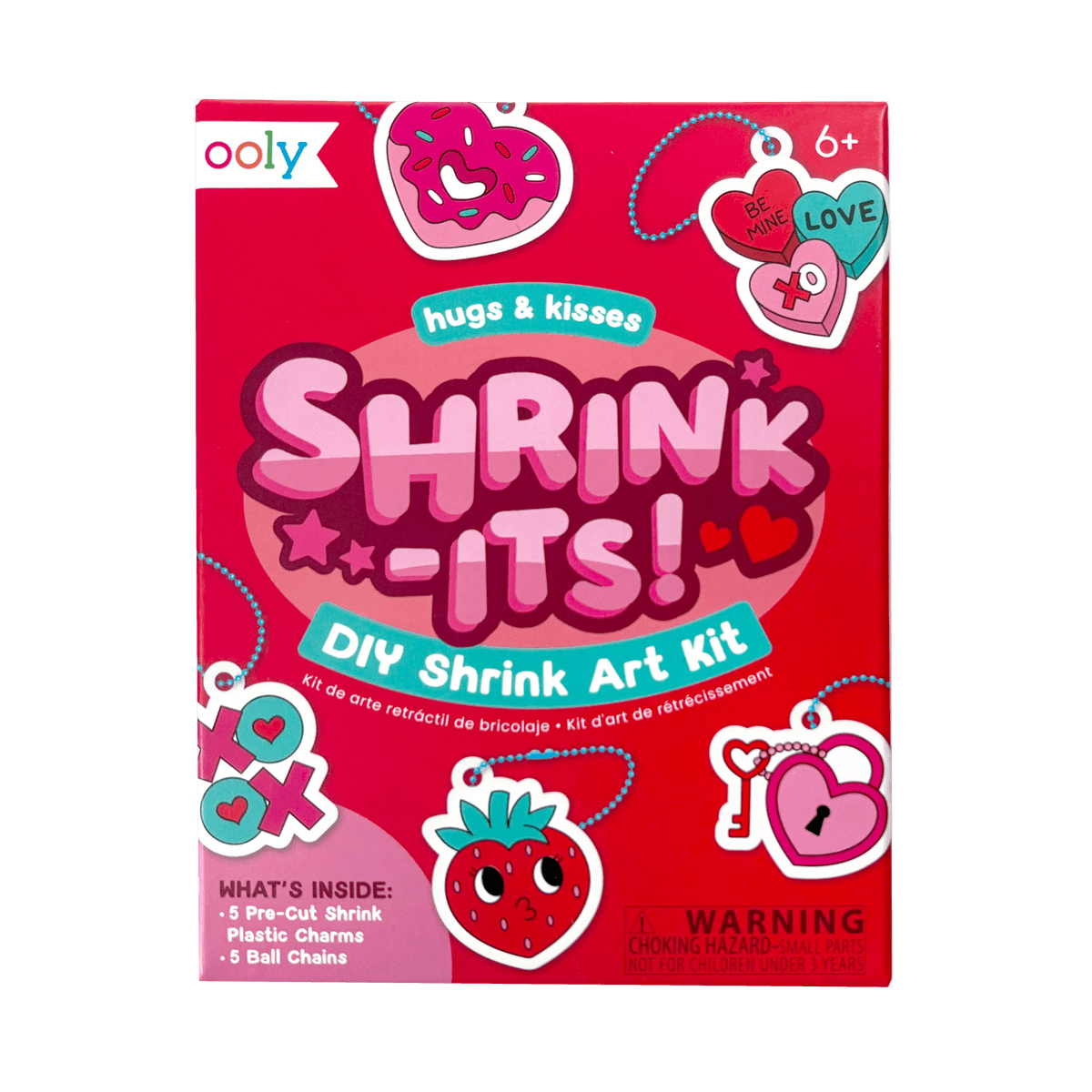 Mini Shrink-Its!: D.I.Y. Shrink Art Kit - Hugs & Kisses