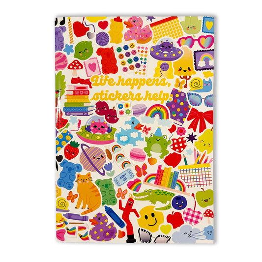 Life Happens, Stickers Help Sticker Release Book