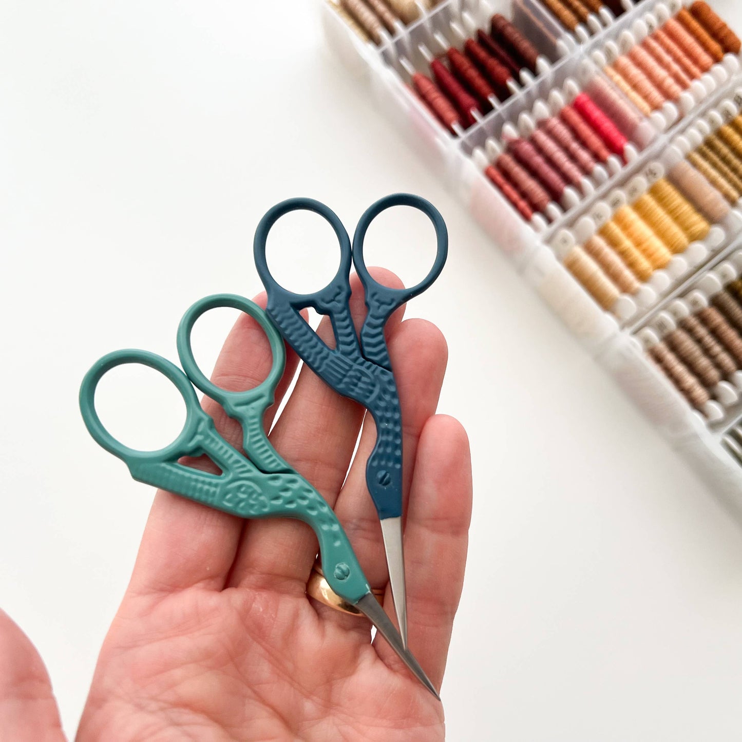 small sewing + embroidery scissors (bird)