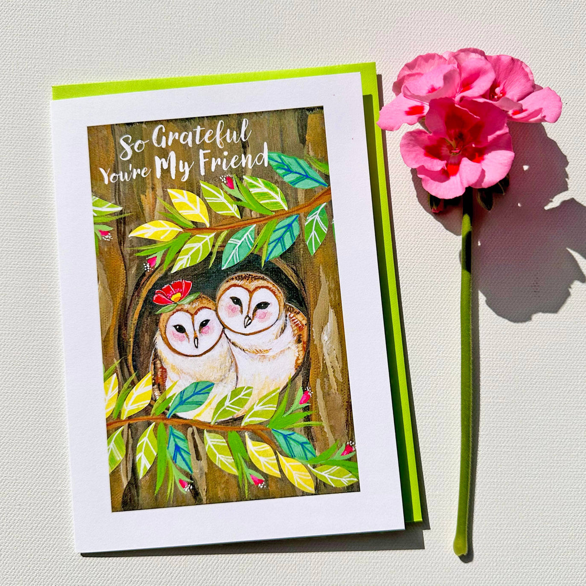 So Grateful You're My Friend Card by Lori Portka