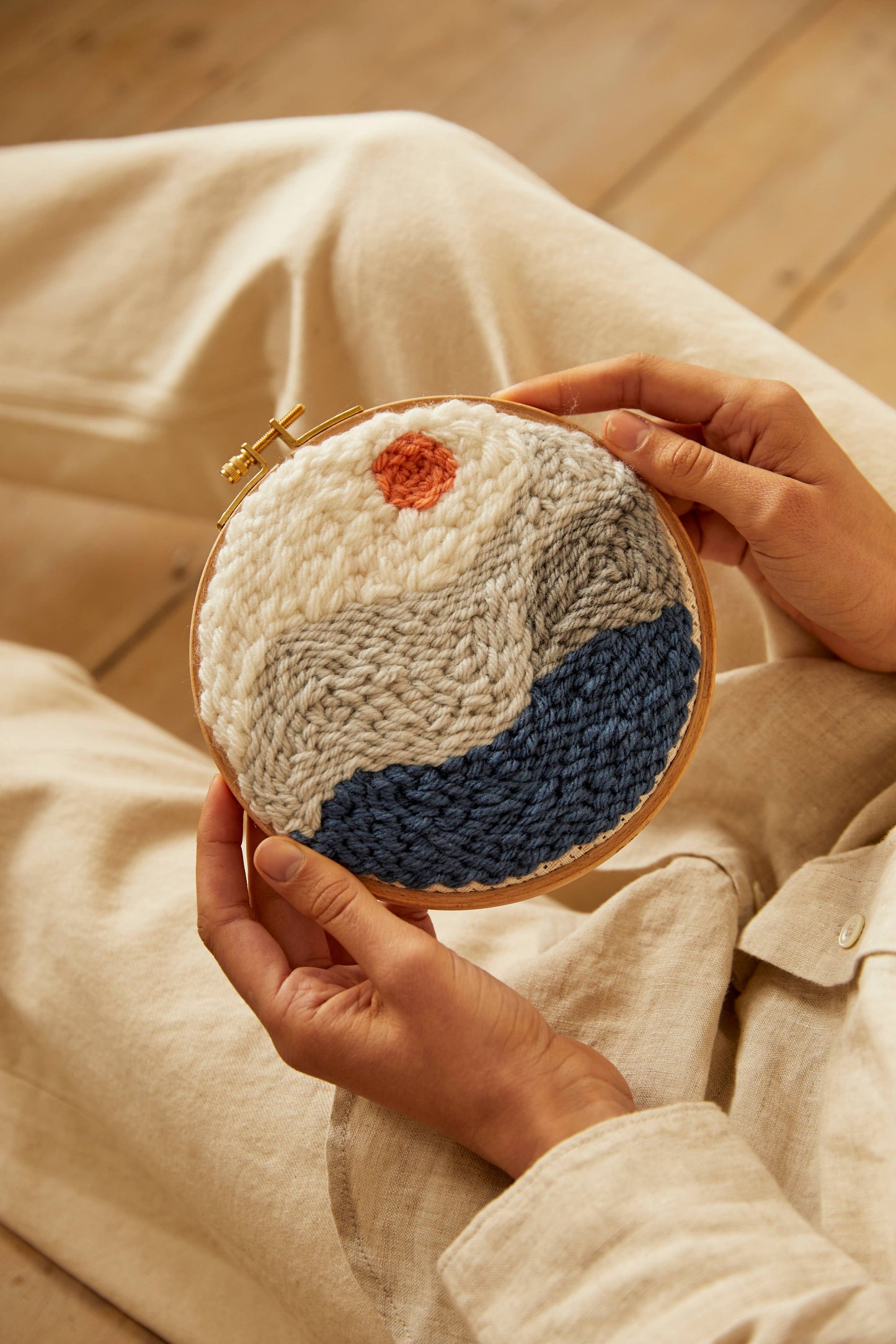 DMC Mountain Punch Needle Kit, item PN001KS