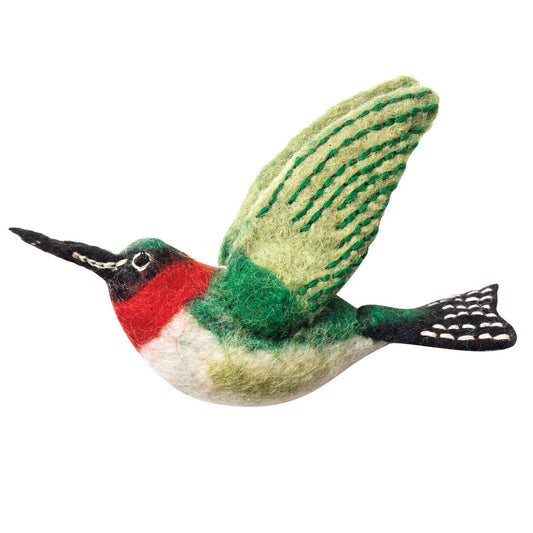 Hummingbird Woolie Bird Ornament