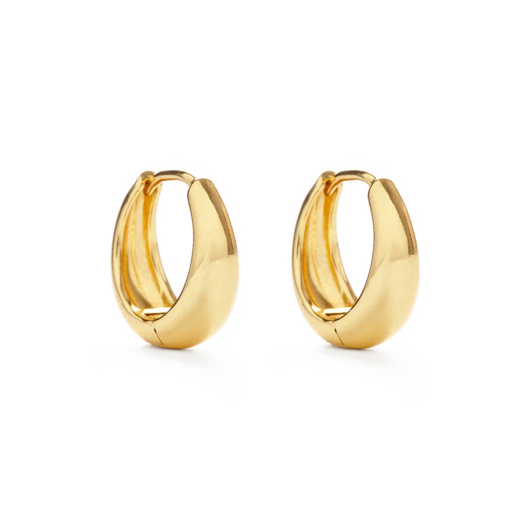 Mince Huggies | Gold Hoops | Trendy Earrings Mind’s Eye Design.