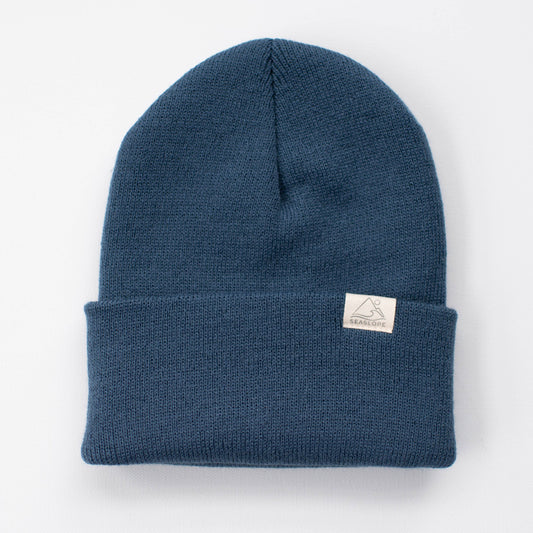 Marine Navy Blue Beanie Infant/Toddler Fits Ages 0-4