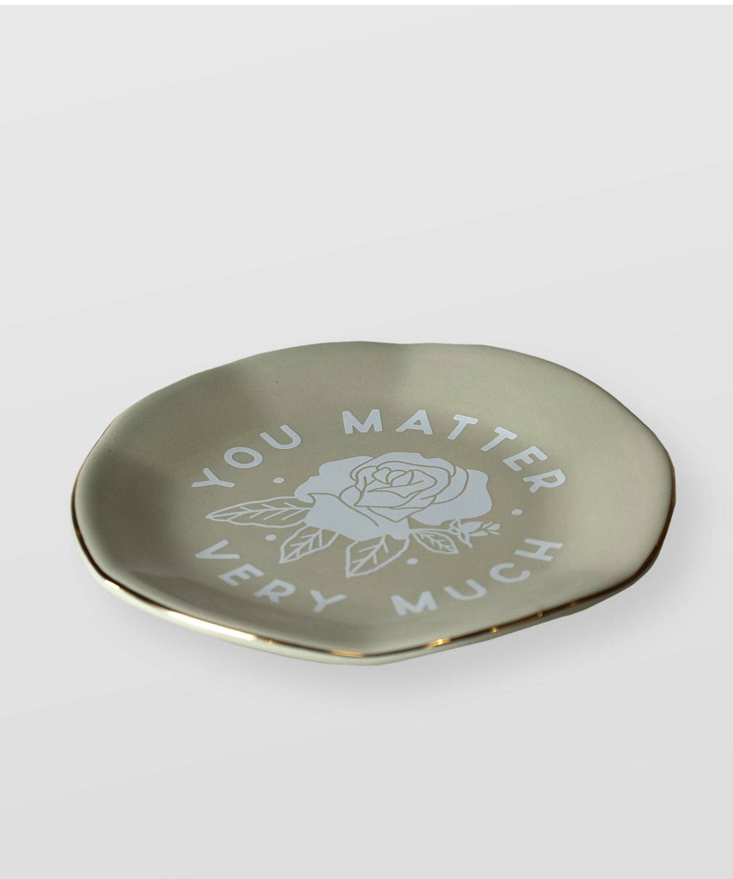 You Matter Reminder Wavy Catchall Tray