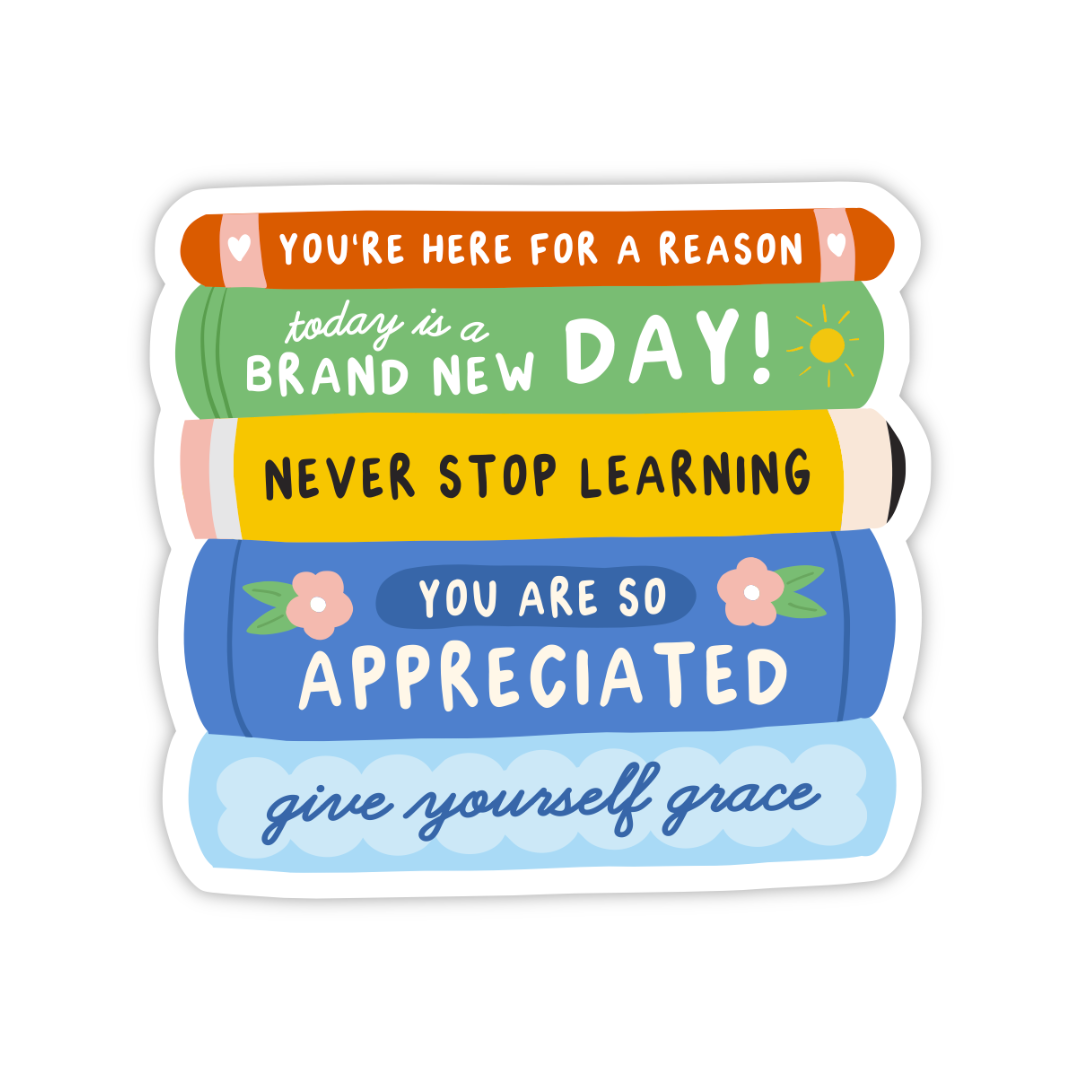 Encouragement Stack Sticker