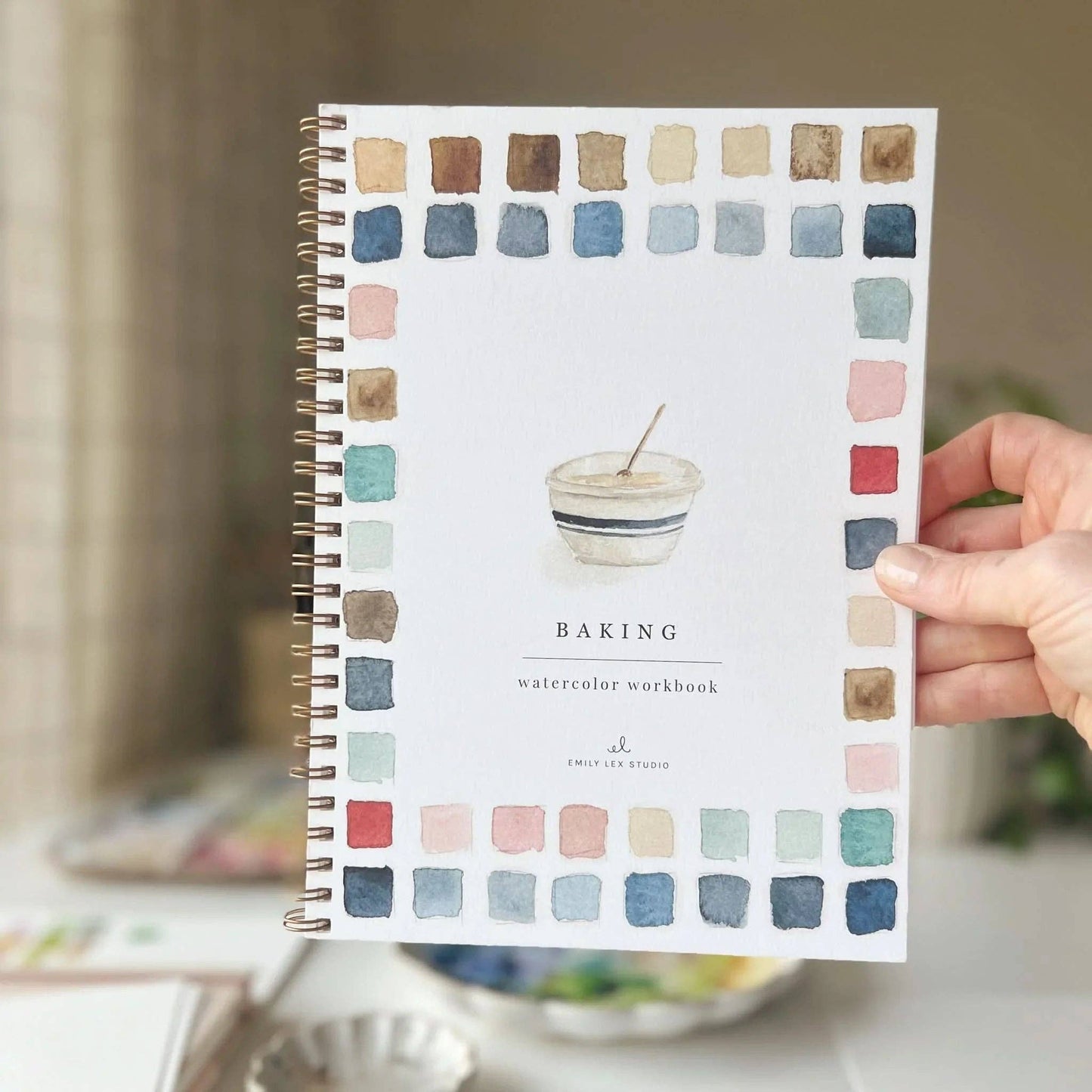 baking watercolor workbook by emily lex