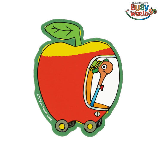 3P4 x Richard Scarry® - Apple Car sticker