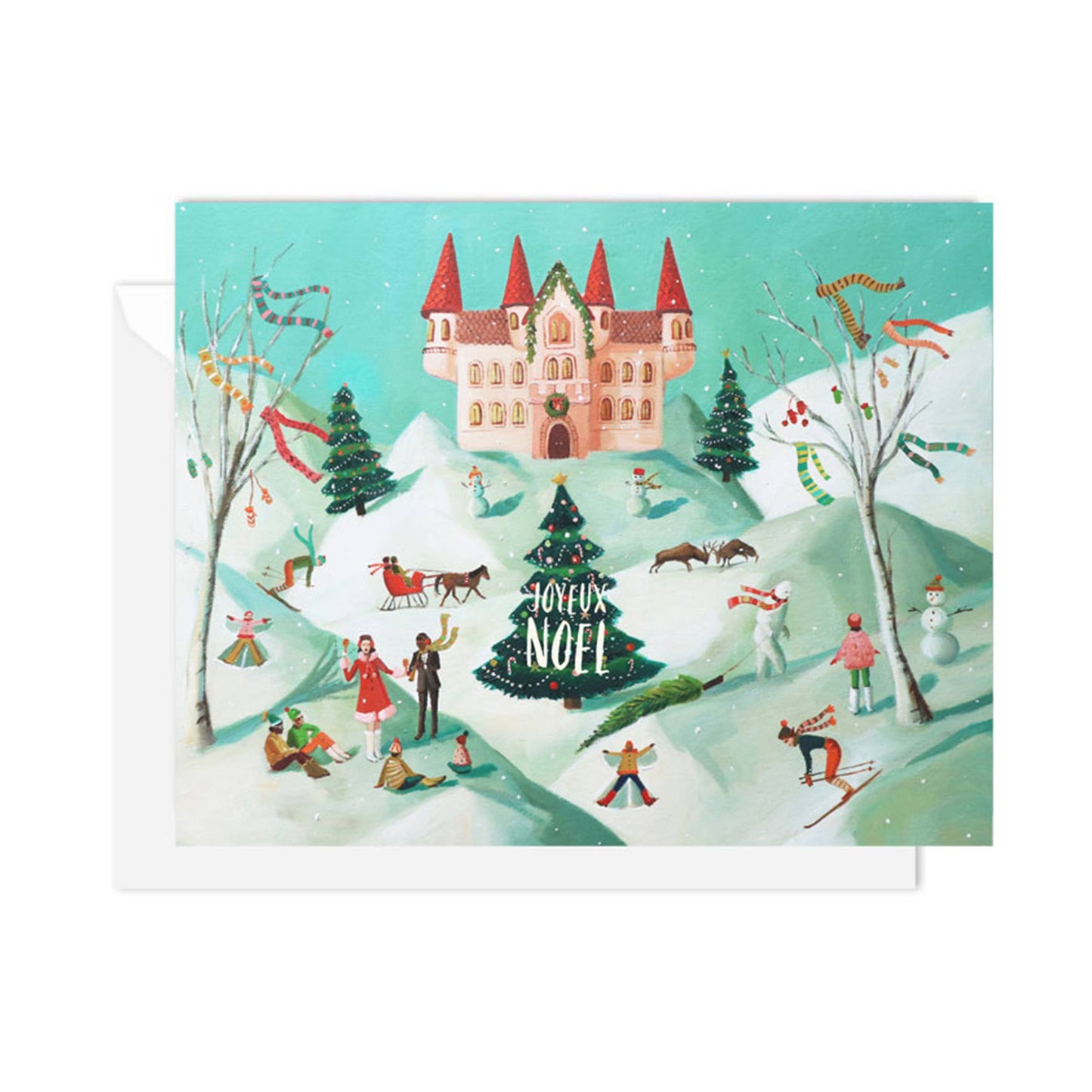 Joyeux Noel Holiday Card - Box Set of 8