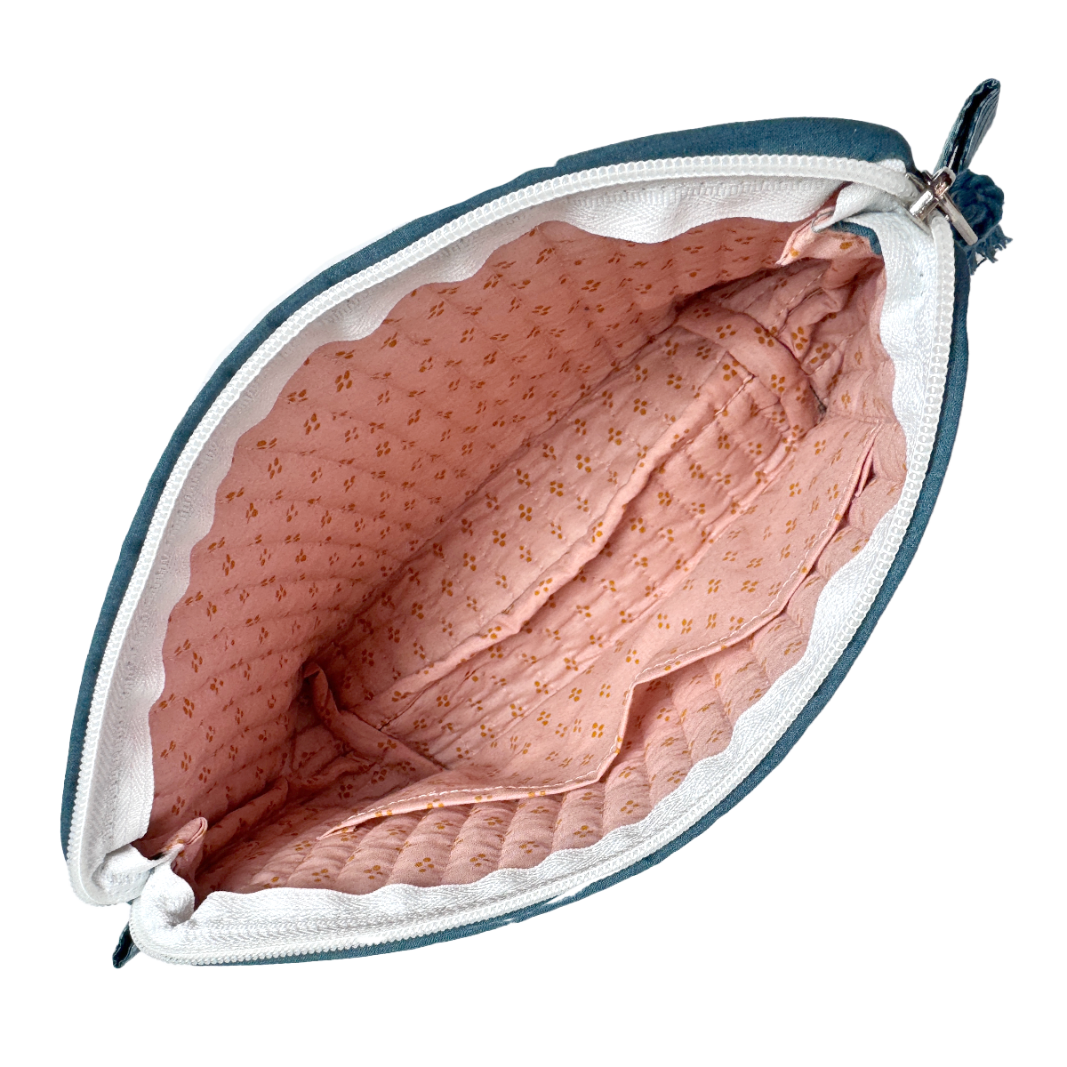 Forest Quilted Zipper Pouch