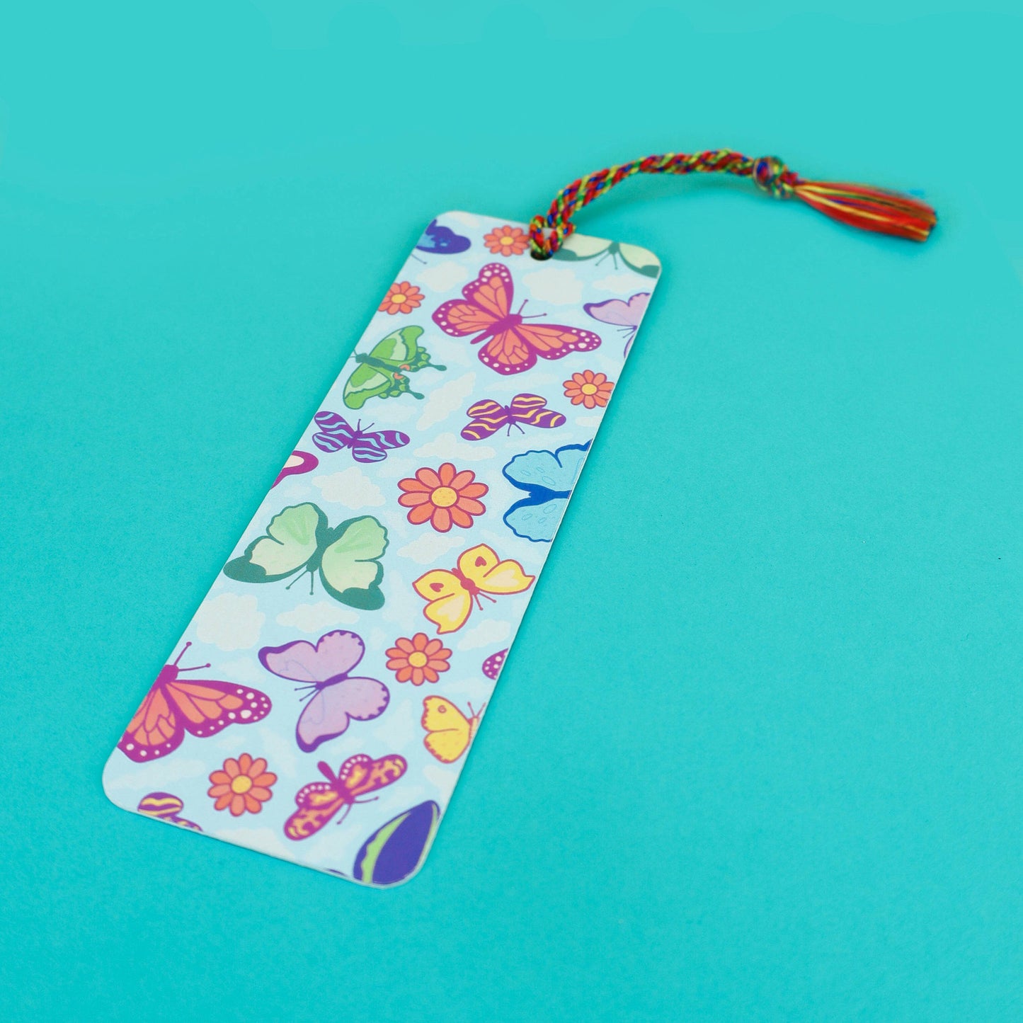Butterflies and Moths Bookmark with Tassel