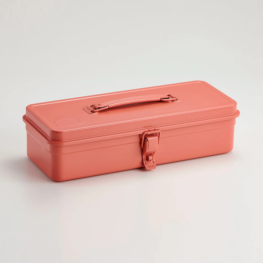 Toyo Steel Toolbox with Top Handle and Flat Lid T-320