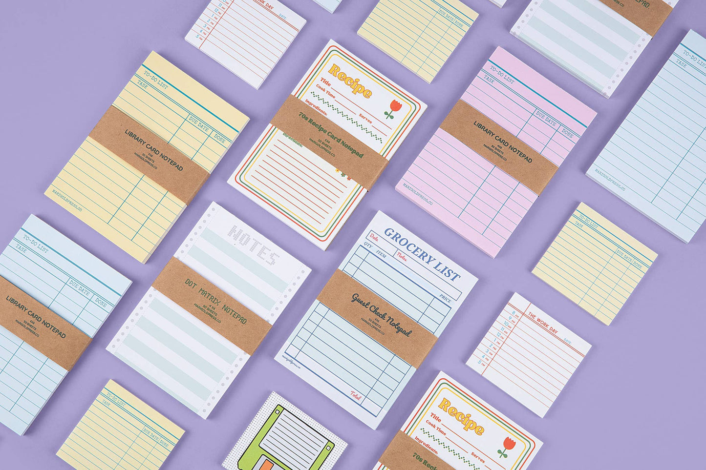 Guest Check Grocery List Notepad