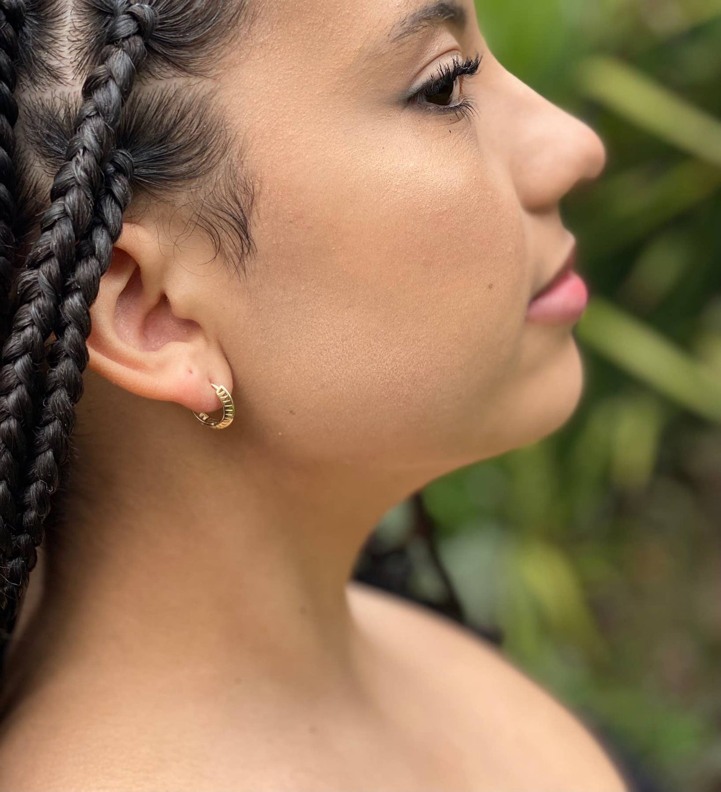 Filigree Huggies Hoops Mind's Eye Designs