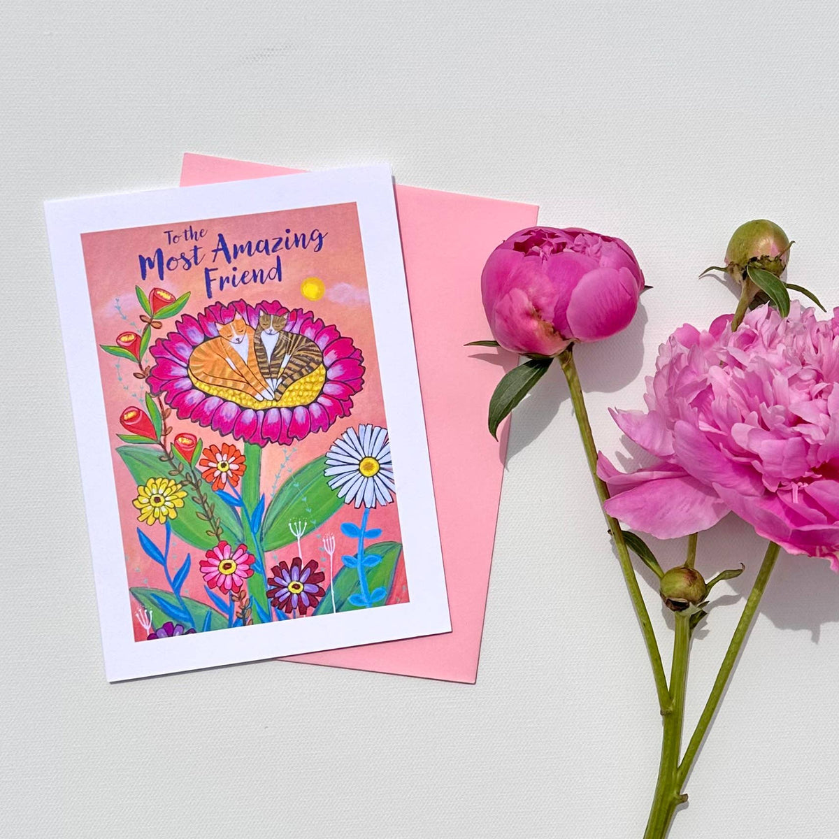 To The Most Amazing Friend Card by Lori Portka