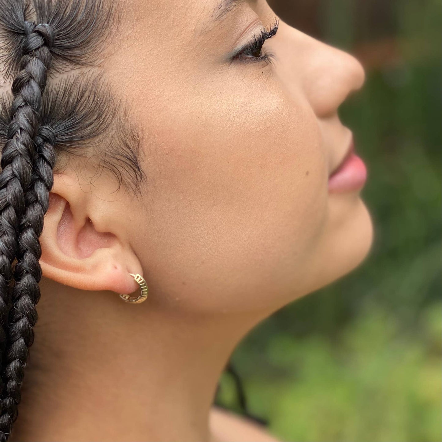 Filigree Huggies Hoops Mind's Eye Designs