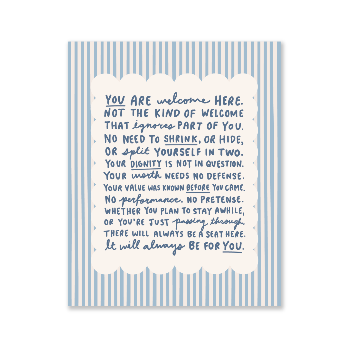Welcome Manifesto Print