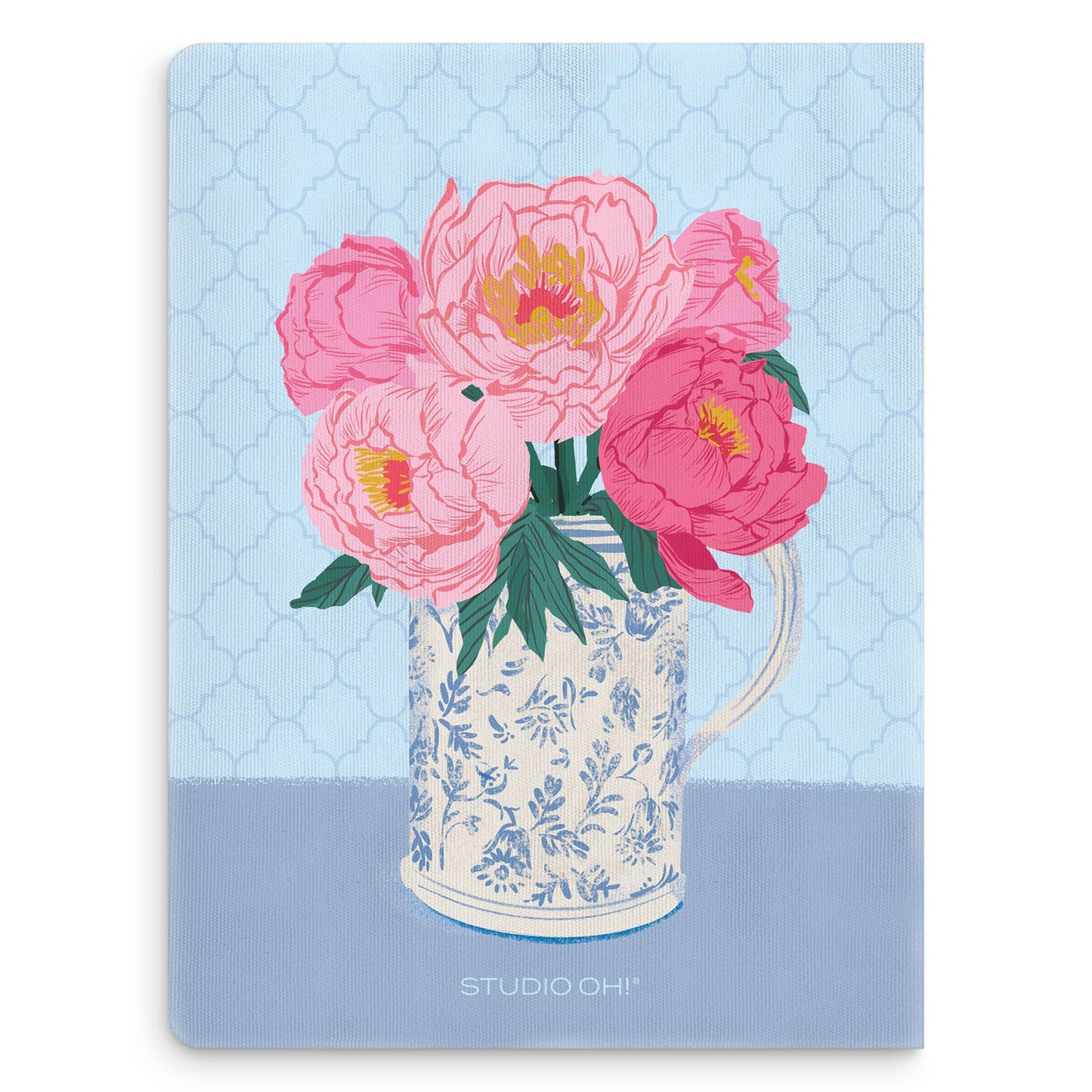 Bouquet on Blue Medium Deconstructed Journal
