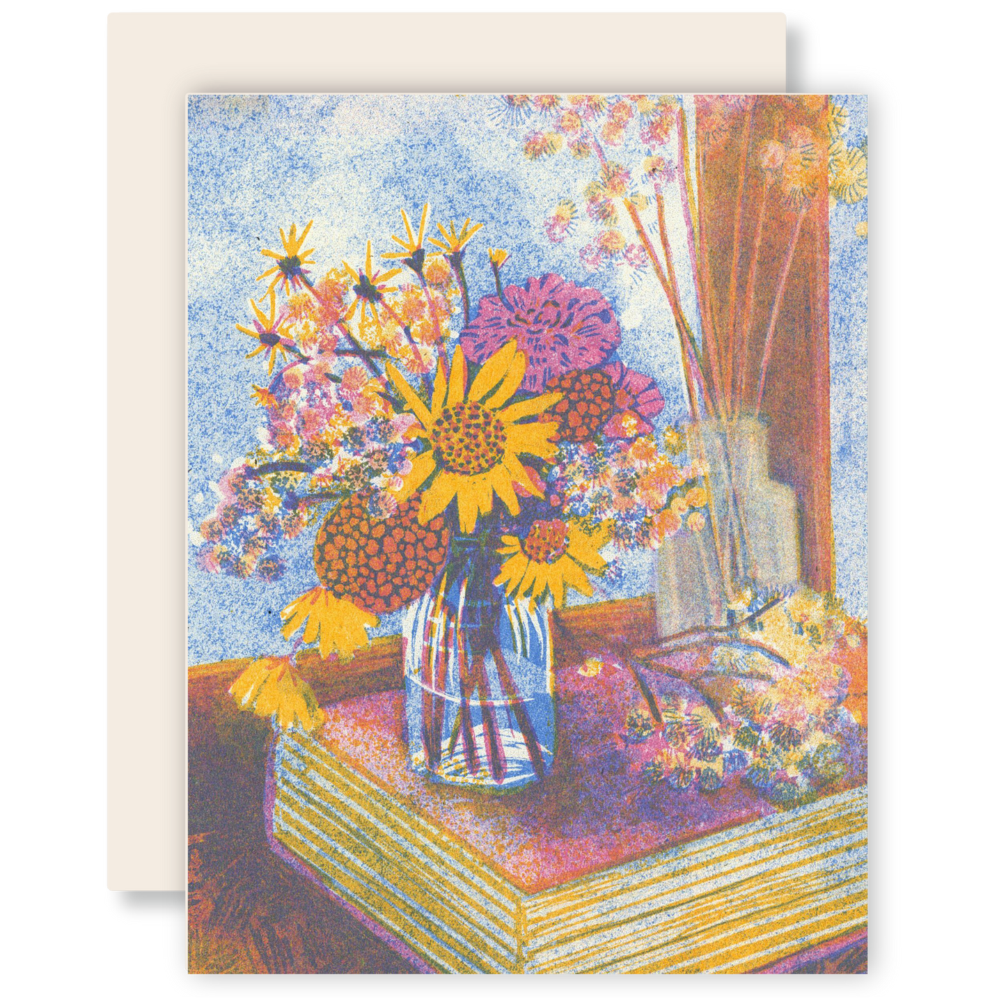Heartell Press Flower Print Card