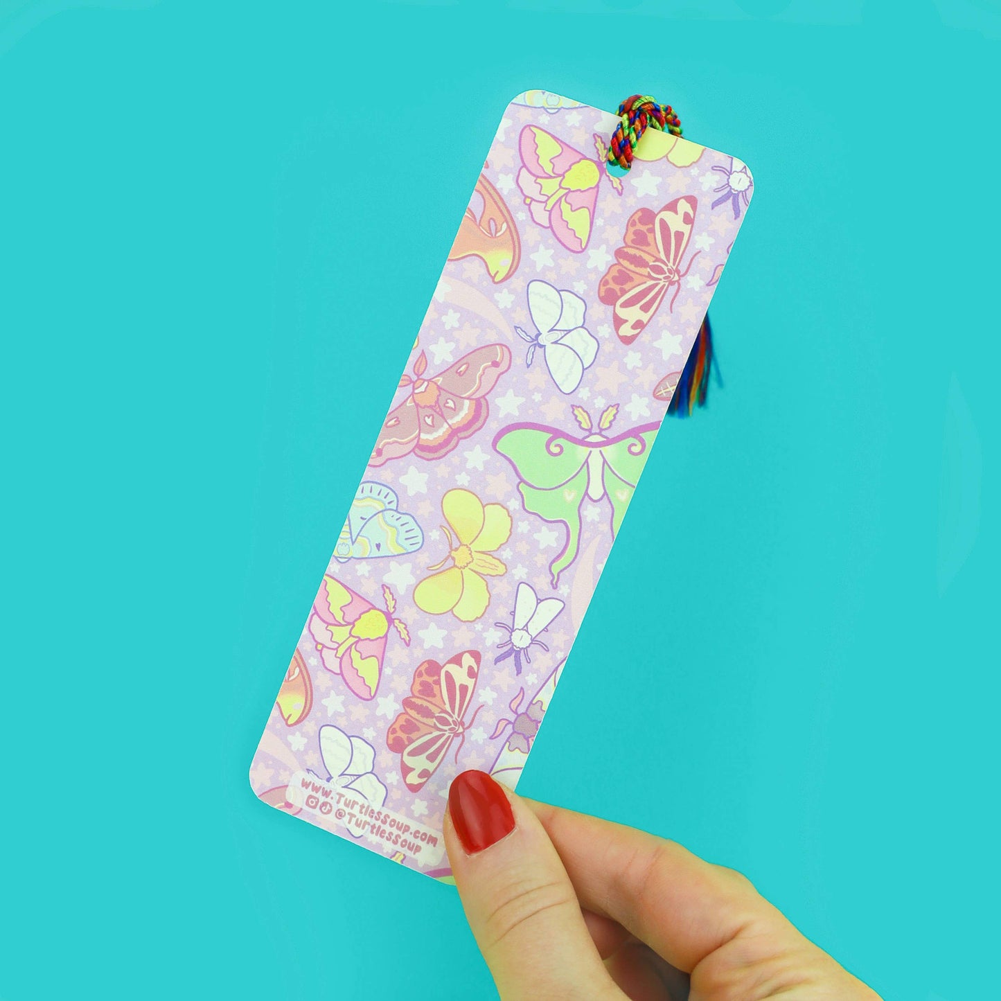 Butterflies and Moths Bookmark with Tassel
