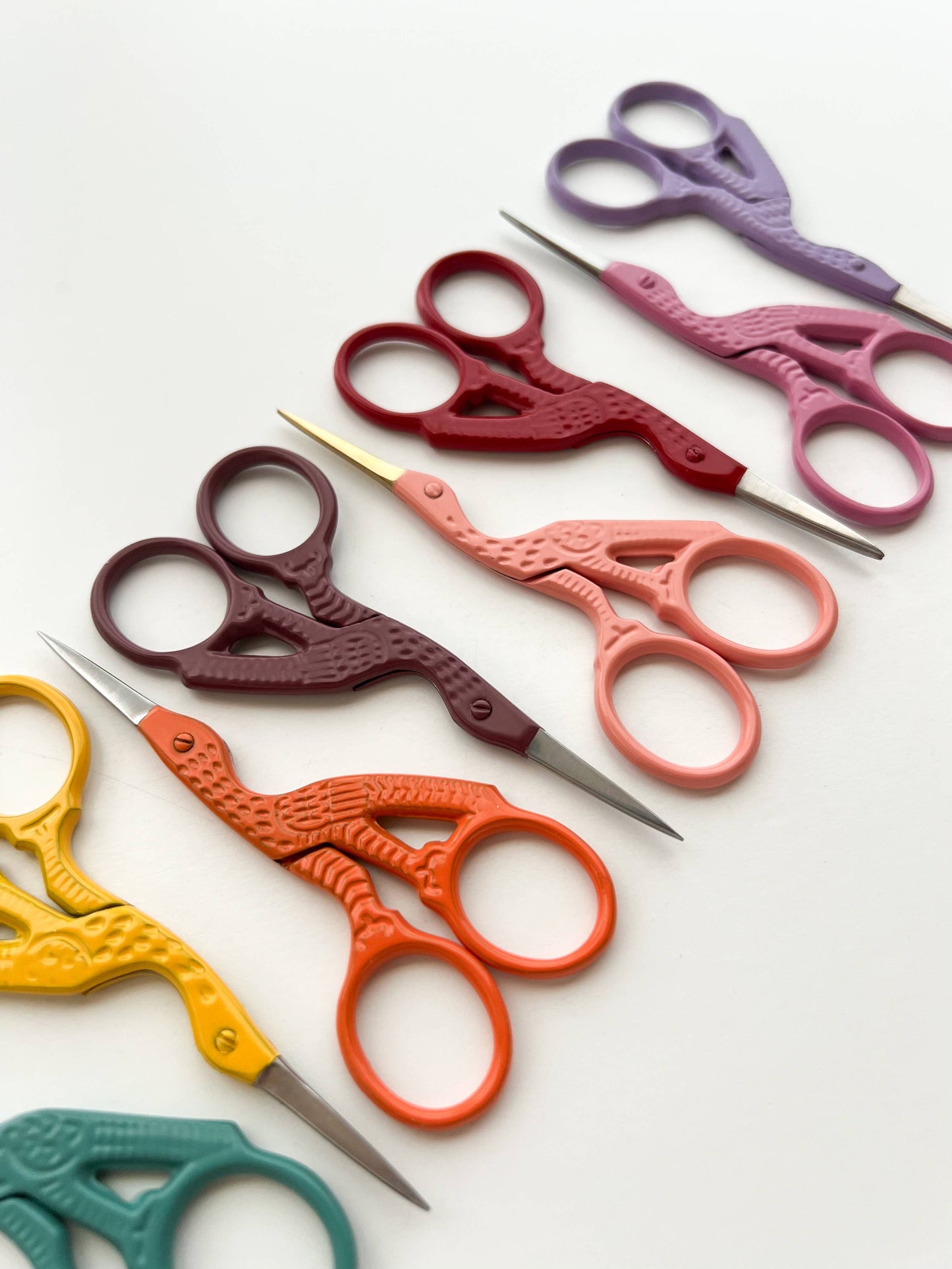 small sewing + embroidery scissors (bird)