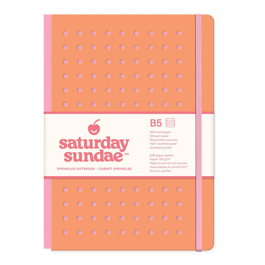 Saturday Sundae Tutti-Frutti Sprinkles Notebook