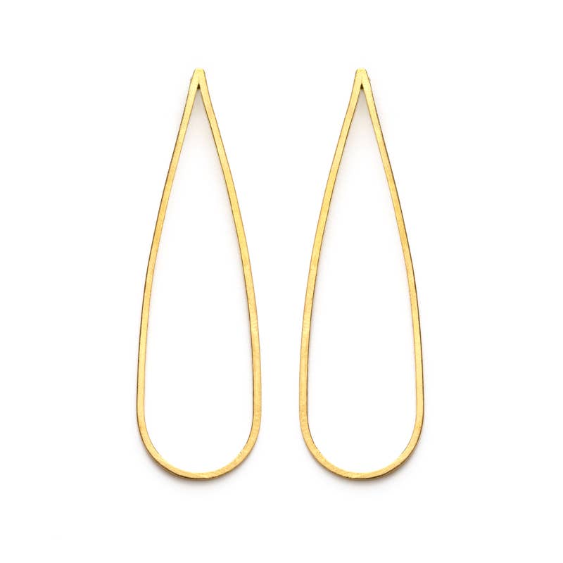 Teardrop Stud Earrings. Mind’s Eye Design.